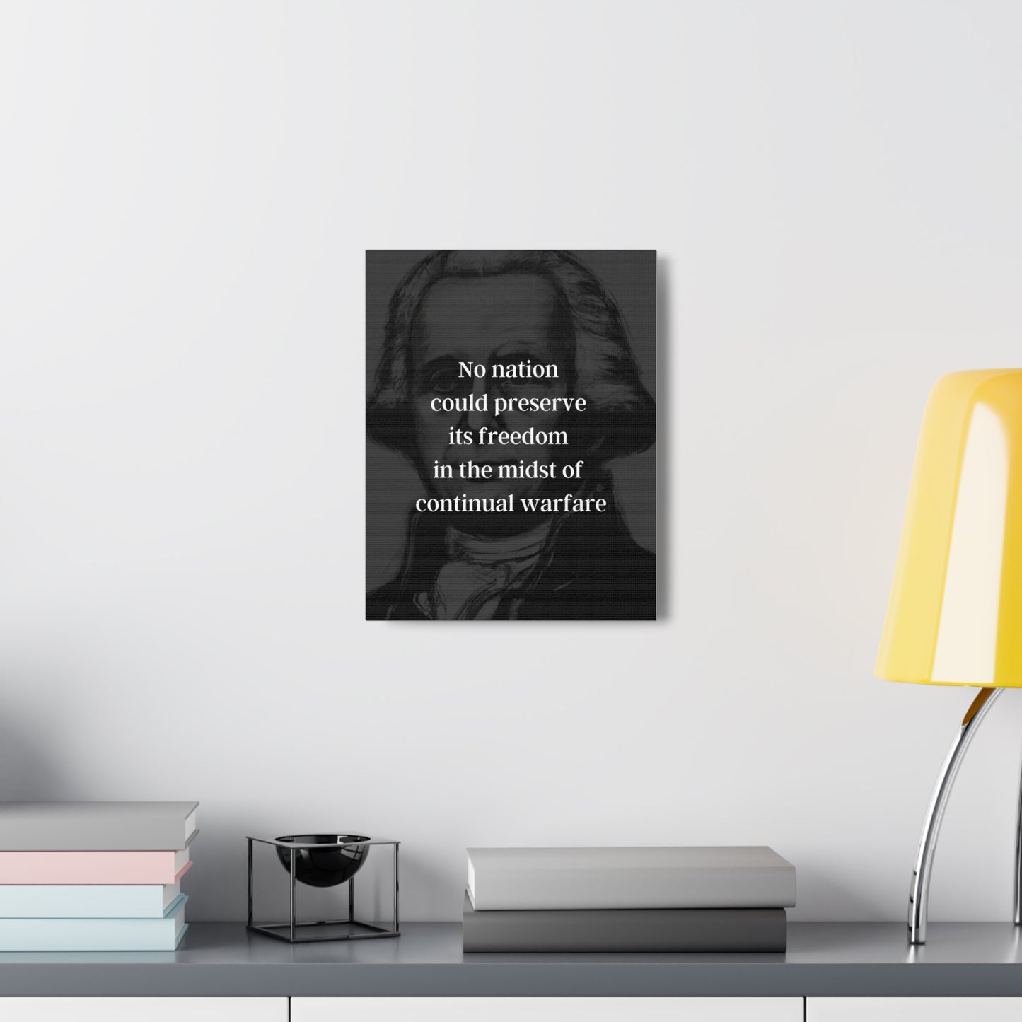 James Madison Quote 1, Canvas Art, Black Print, 4th President of the United States, American Patriots, AI Art, Political Art, Canvas Prints, Presidential Portraits, Presidential Quotes, Inspirational Quotes