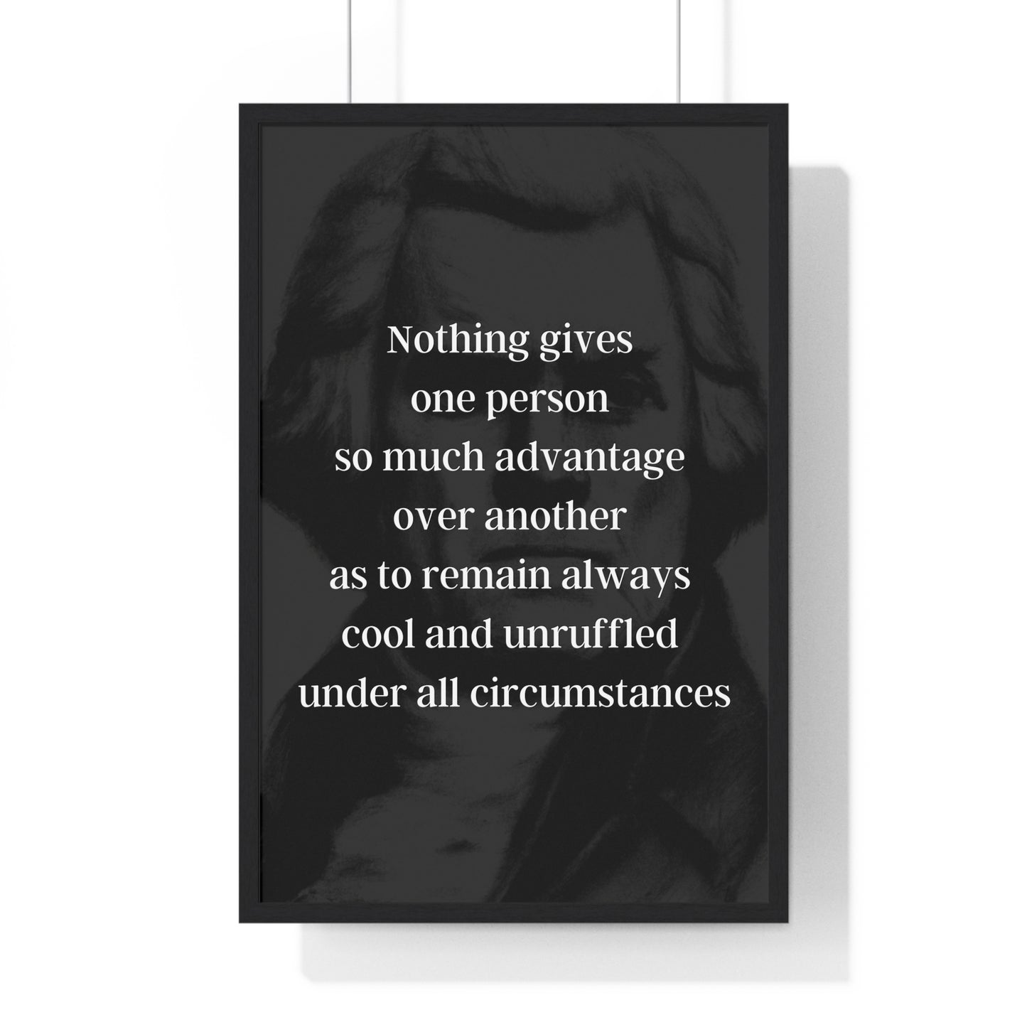 Thomas Jefferson Quote 3, Poster Art, Dark Print, 3rd President of the United States, American Patriots, AI Art, Political Art, Poster Prints, Presidential Portraits, Presidential Quotes, Inspirational Quotes