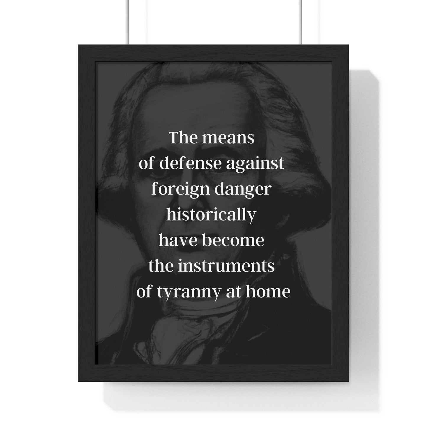 James Madison Quote 2, Poster Art, Dark Print, 4th President of the United States, American Patriots, AI Art, Political Art, Poster Prints, Presidential Portraits, Presidential Quotes, Inspirational Quotes