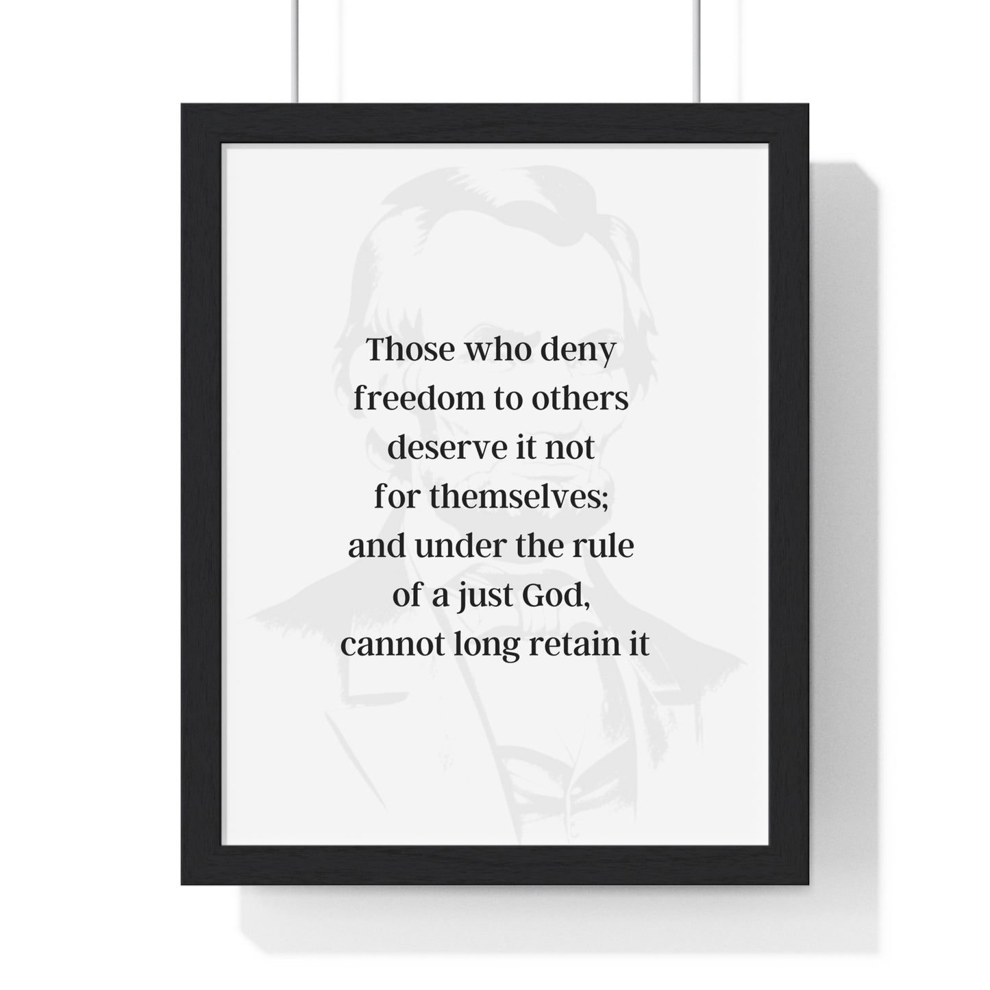 Abraham Lincoln Quote 8, Poster Art, Light Print with Dark Lettering, 16th President of the United States, American Patriots, AI Art, Political Art, Poster Prints, Presidential Portraits, Presidential Quotes, Inspirational Quotes