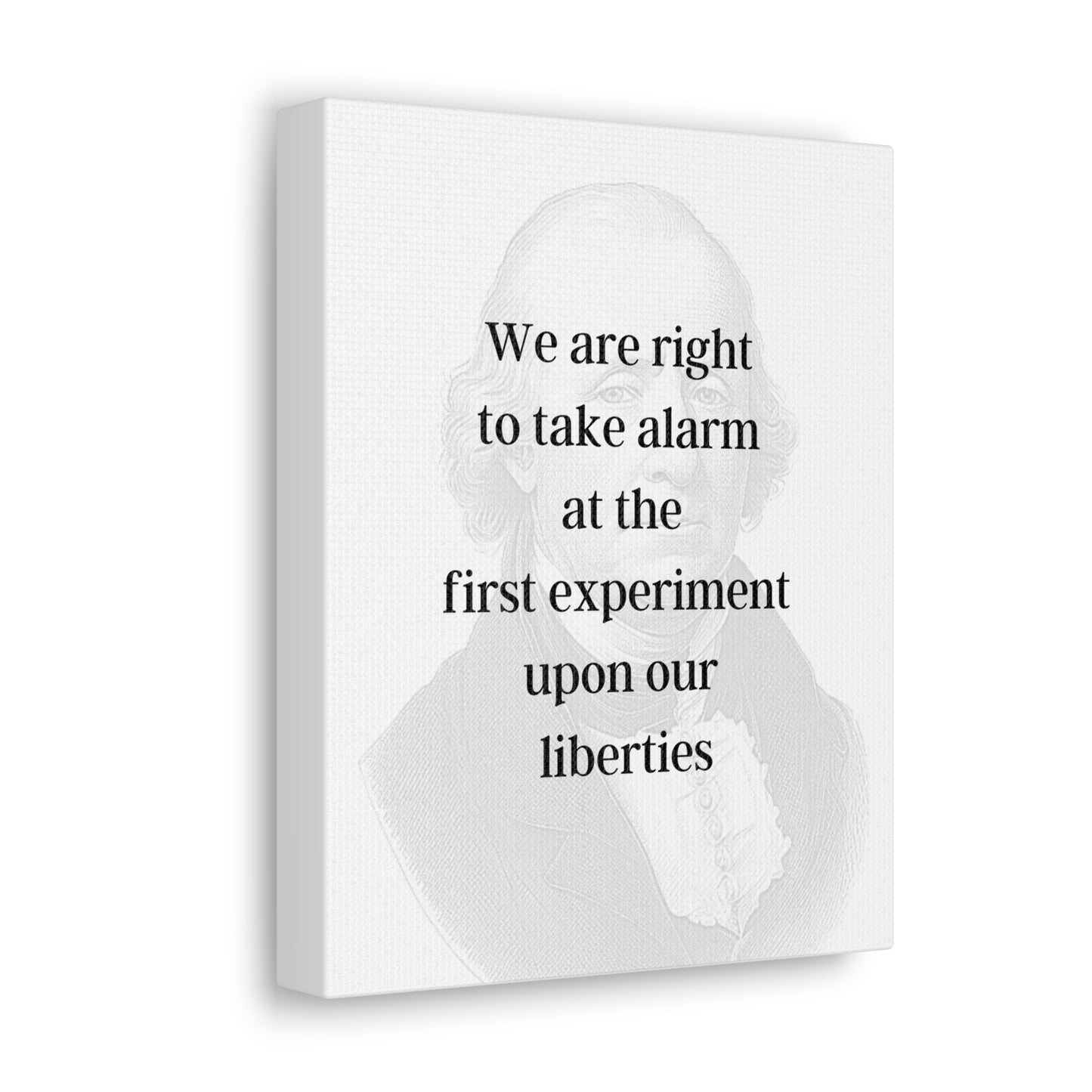 James Madison Quote 4, Canvas Art, Light Print, 4th President of the United States, American Patriots, AI Art, Political Art, Canvas Prints, Presidential Portraits, Presidential Quotes, Inspirational Quotes