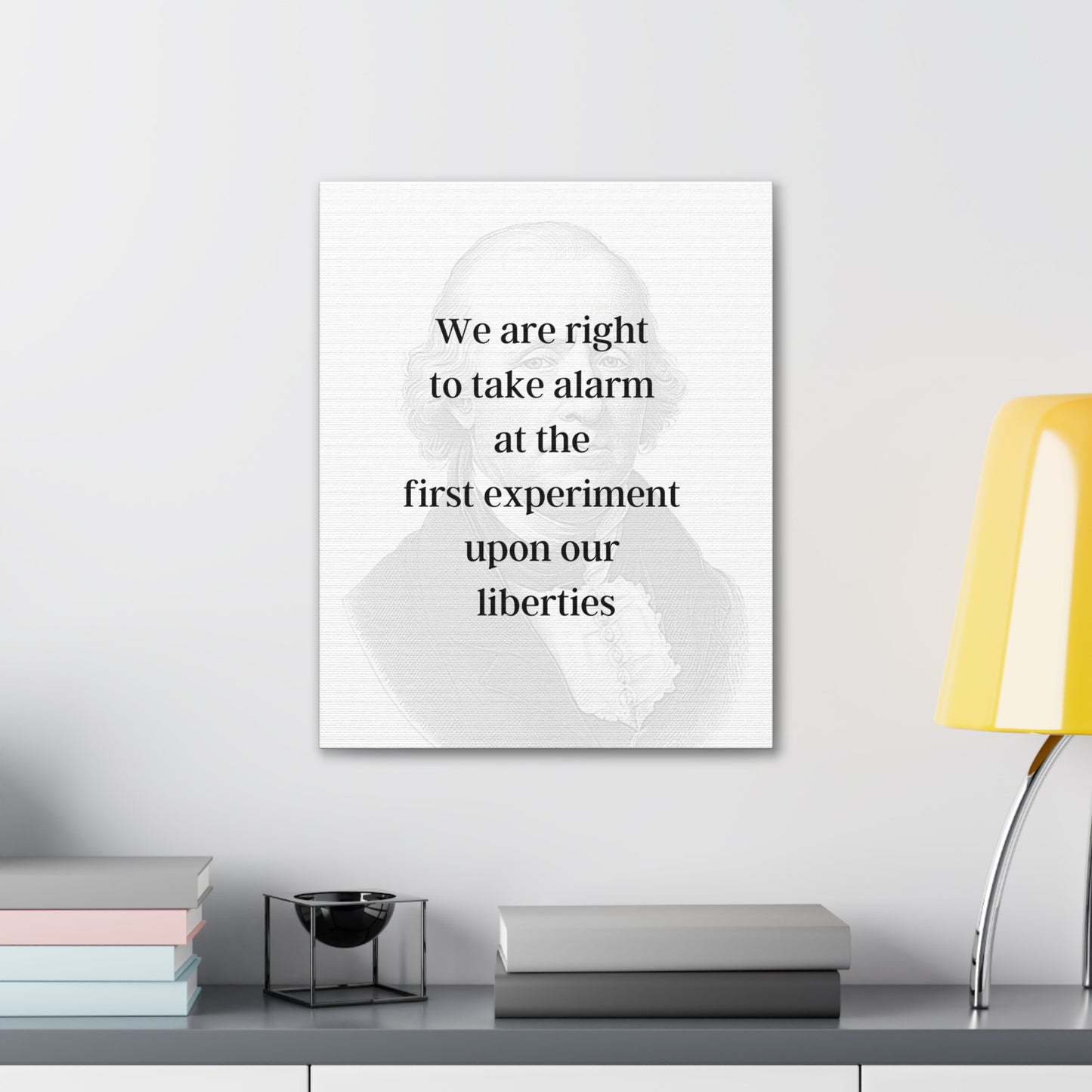 James Madison Quote 4, Canvas Art, Light Print, 4th President of the United States, American Patriots, AI Art, Political Art, Canvas Prints, Presidential Portraits, Presidential Quotes, Inspirational Quotes