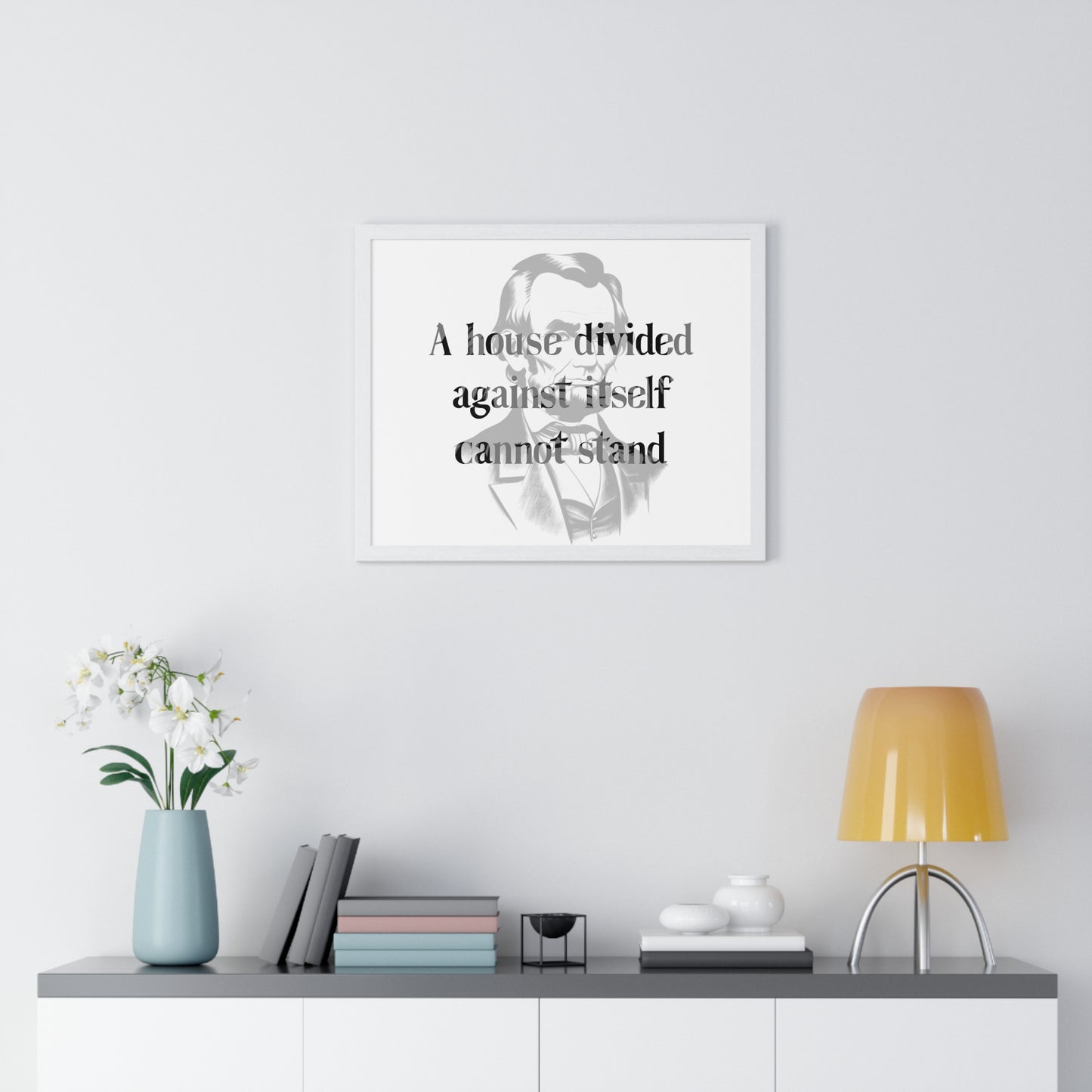 Abraham Lincoln Quote 6, Poster Art, Horizontal Light Print, 16th President of the United States, American Patriots, AI Art, Political Art, Poster Prints, Presidential Portraits, Presidential Quotes, Inspirational Quotes