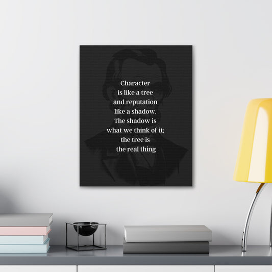 Abraham Lincoln Quote 10, Canvas Art, Dark Print, 16th President of the United States, American Patriots, AI Art, Political Art, Canvas Prints, Presidential Portraits, Presidential Quotes, Inspirational Quotes