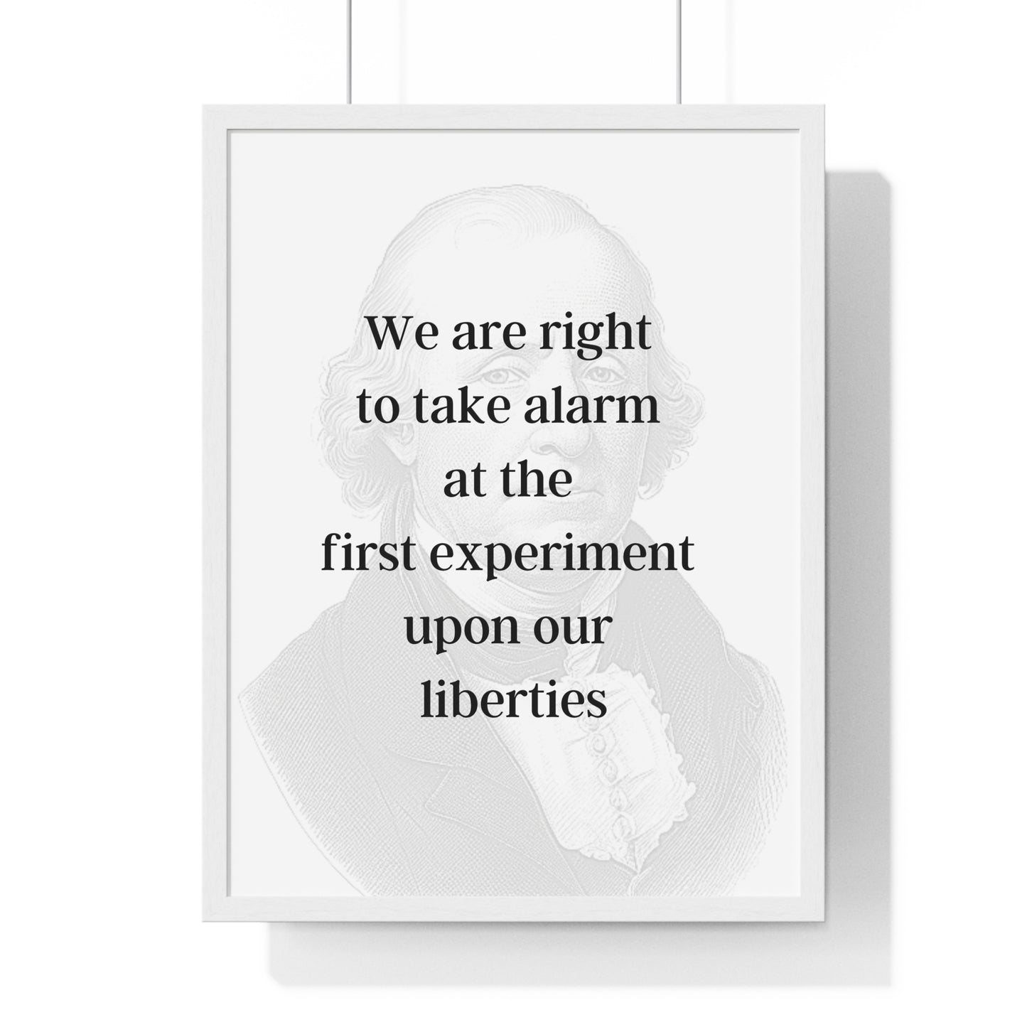 James Madison Quote 4, Poster Art, Light Print, 4th President of the United States, American Patriots, AI Art, Political Art, Poster Prints, Presidential Portraits, Presidential Quotes, Inspirational Quotes