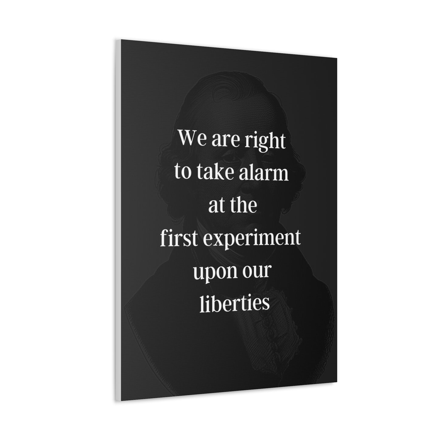 James Madison Quote 4, Canvas Art, Dark Print, 4th President of the United States, American Patriots, AI Art, Political Art, Canvas Prints, Presidential Portraits, Presidential Quotes, Inspirational Quotes