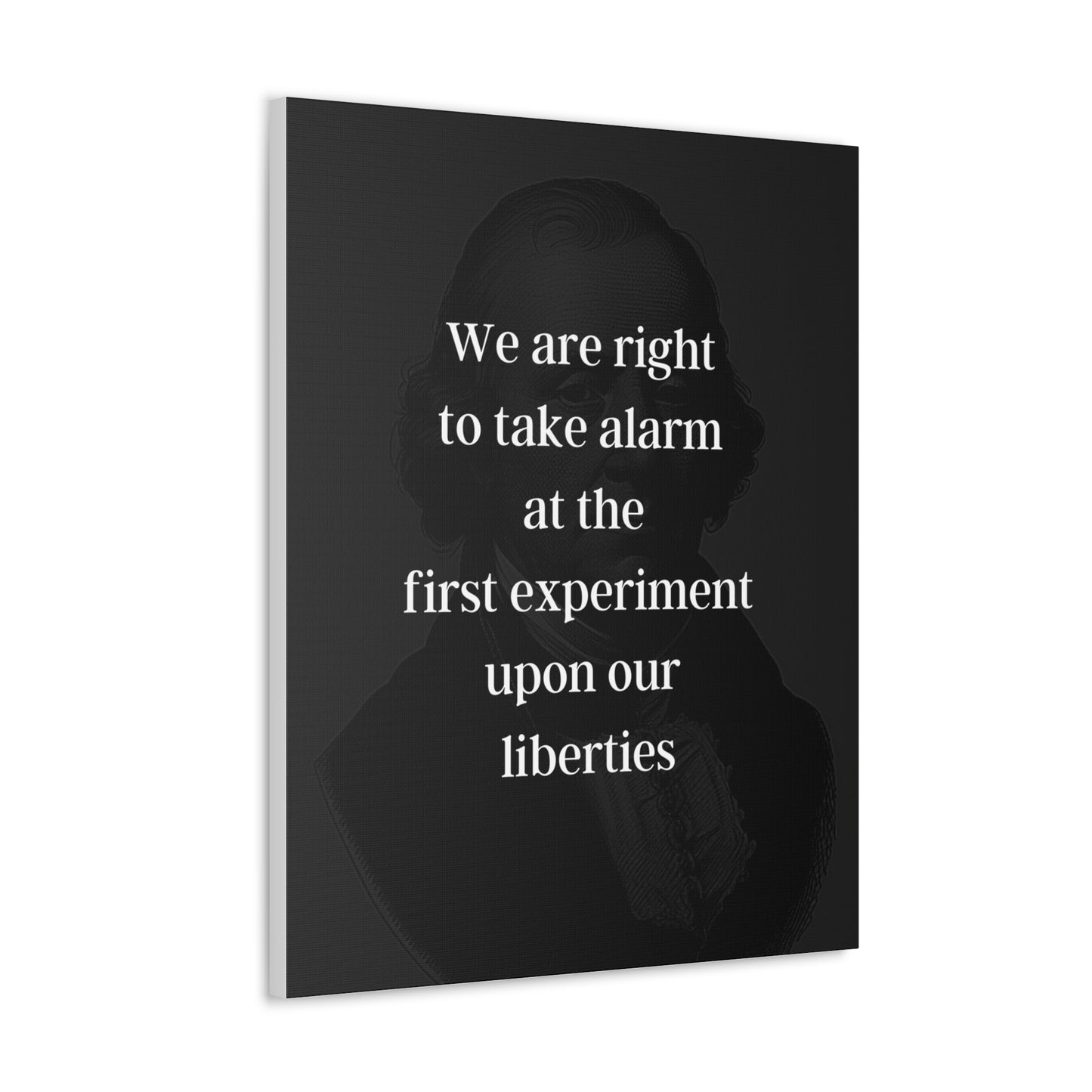 James Madison Quote 4, Canvas Art, Dark Print, 4th President of the United States, American Patriots, AI Art, Political Art, Canvas Prints, Presidential Portraits, Presidential Quotes, Inspirational Quotes