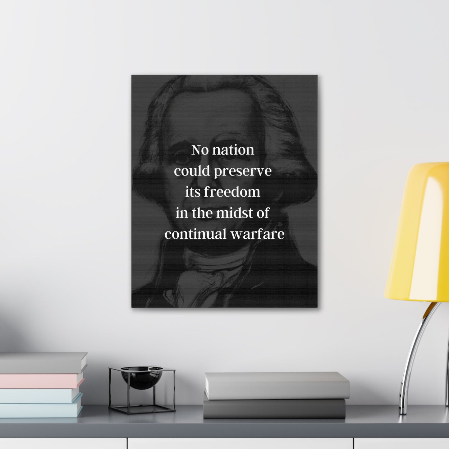 James Madison Quote 1, Canvas Art, Black Print, 4th President of the United States, American Patriots, AI Art, Political Art, Canvas Prints, Presidential Portraits, Presidential Quotes, Inspirational Quotes