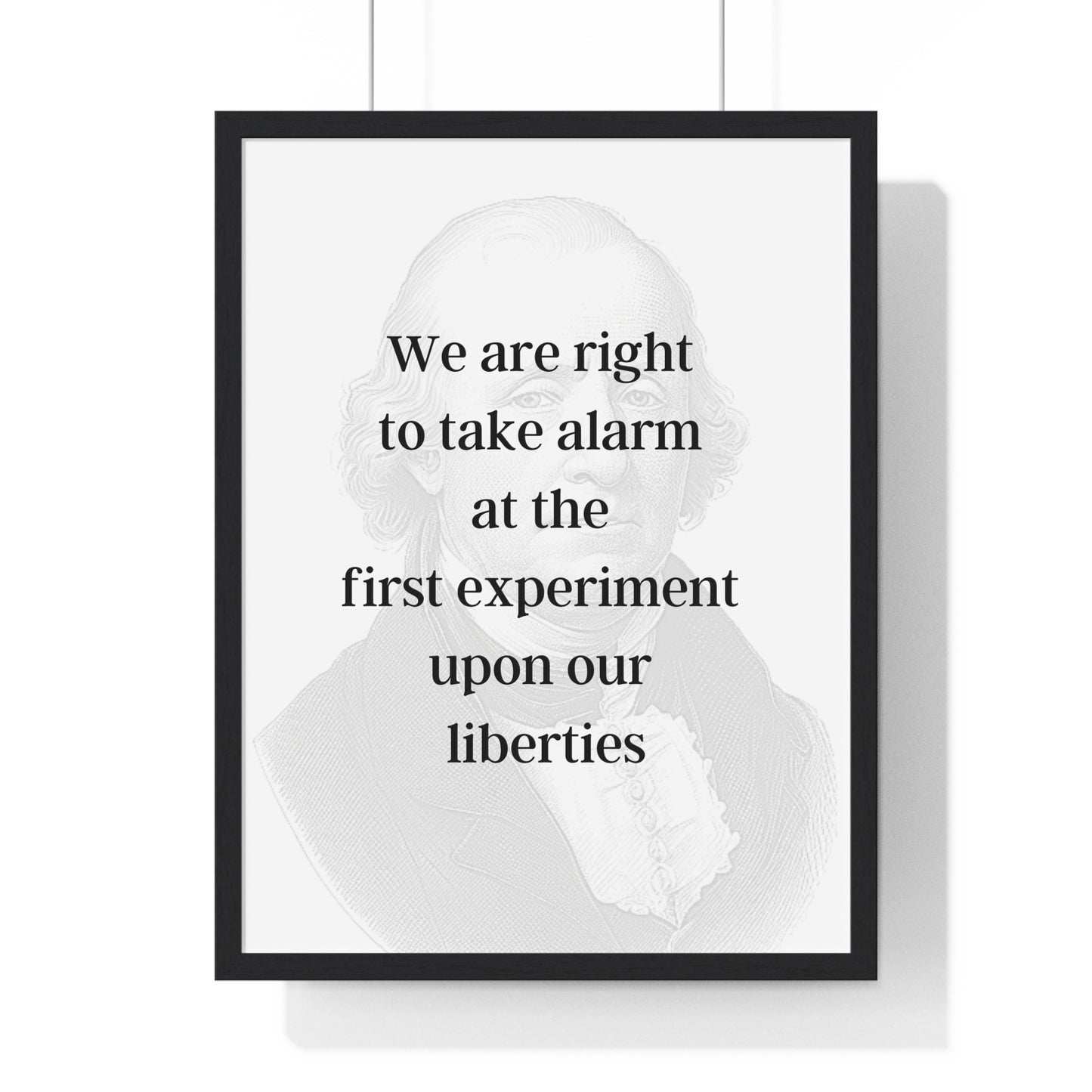 James Madison Quote 4, Poster Art, Light Print, 4th President of the United States, American Patriots, AI Art, Political Art, Poster Prints, Presidential Portraits, Presidential Quotes, Inspirational Quotes