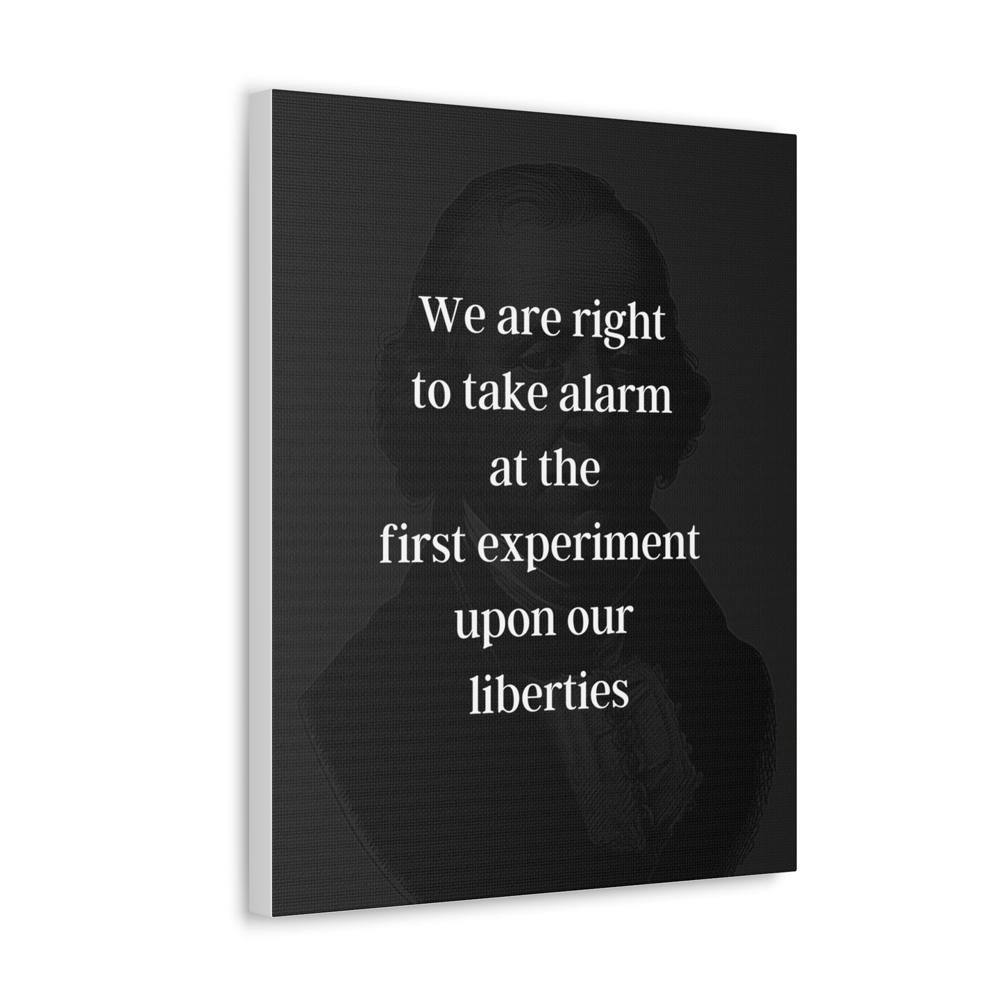 James Madison Quote 4, Canvas Art, Dark Print, 4th President of the United States, American Patriots, AI Art, Political Art, Canvas Prints, Presidential Portraits, Presidential Quotes, Inspirational Quotes