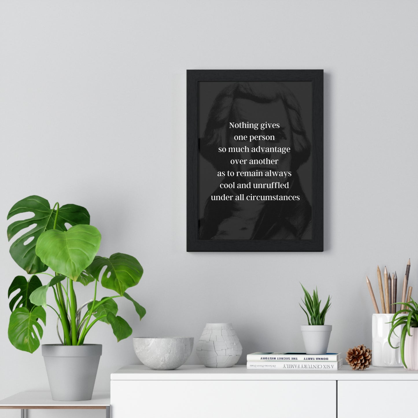 Thomas Jefferson Quote 3, Poster Art, Dark Print, 3rd President of the United States, American Patriots, AI Art, Political Art, Poster Prints, Presidential Portraits, Presidential Quotes, Inspirational Quotes