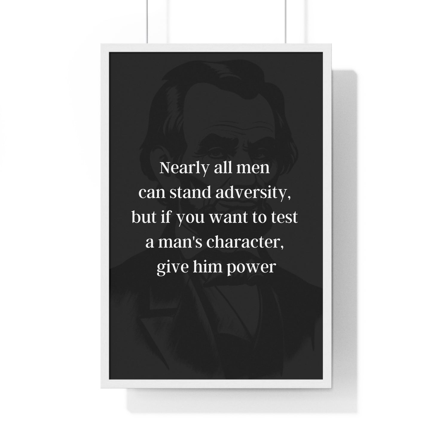 Abraham Lincoln Quote 5, Poster Art, Dark Print, 16th President of the United States, American Patriots, AI Art, Political Art, Poster Prints, Presidential Portraits, Presidential Quotes, Inspirational Quotes