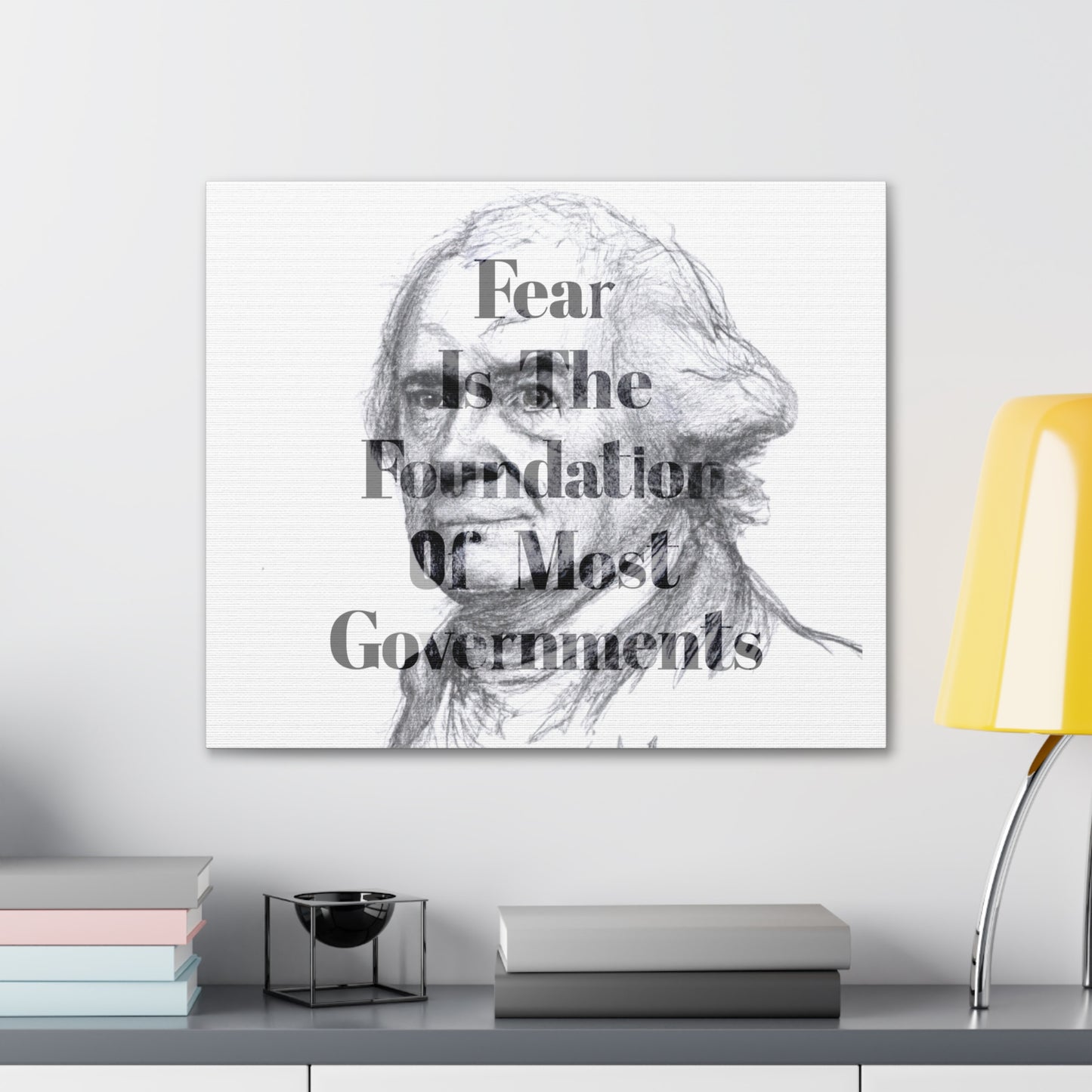 John Adams Quote 3, Canvas Art, Horizontal Light Print, 2nd President of the United States, American Patriots, AI Art, Political Art, Canvas Prints, Presidential Portraits, Presidential Quotes, Inspirational Quotes