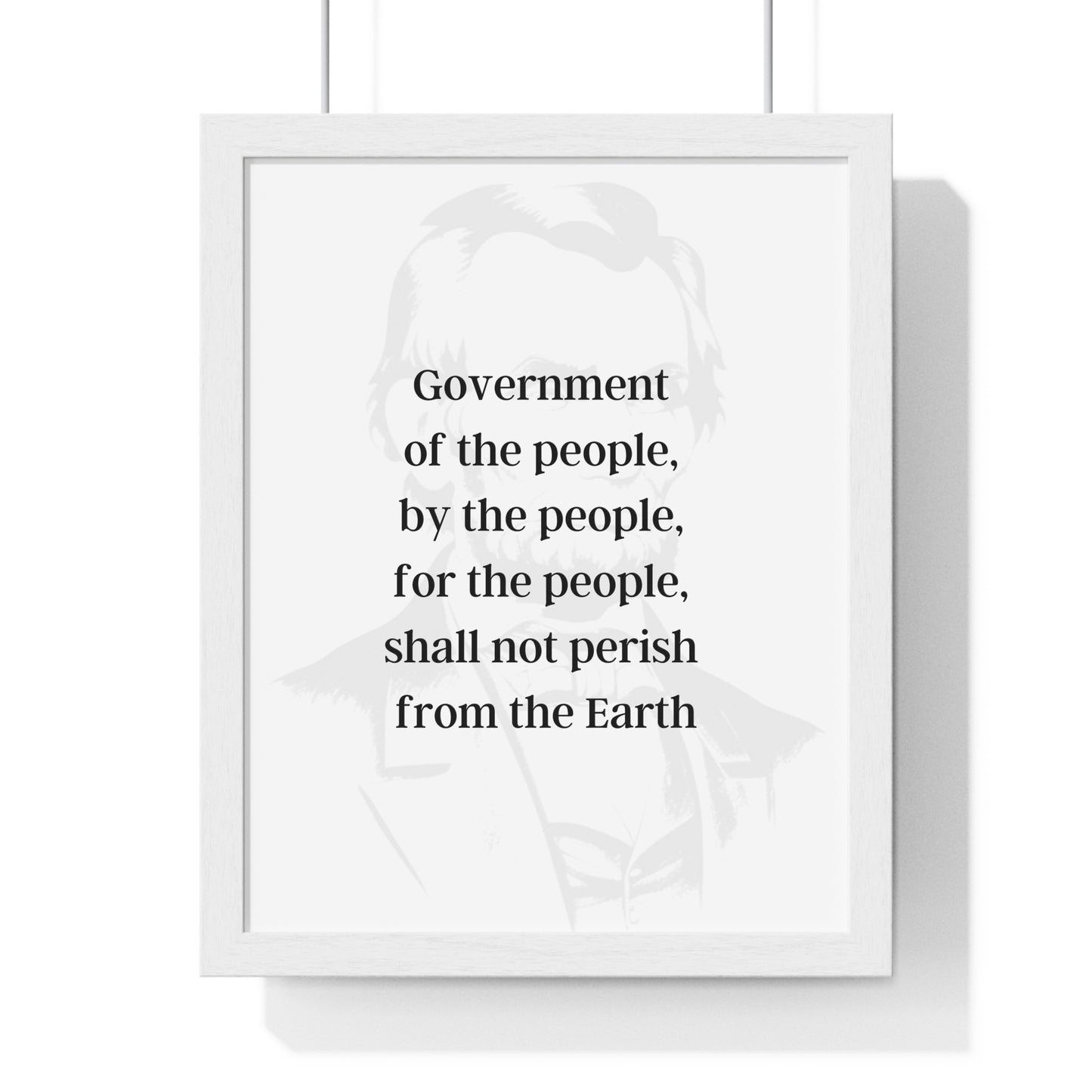 Abraham Lincoln Quote 4, Poster Art, Light Print with Black Lettering, 16th President of the United States, American Patriots, AI Art, Political Art, Poster Prints, Presidential Portraits, Presidential Quotes, Inspirational Quotes