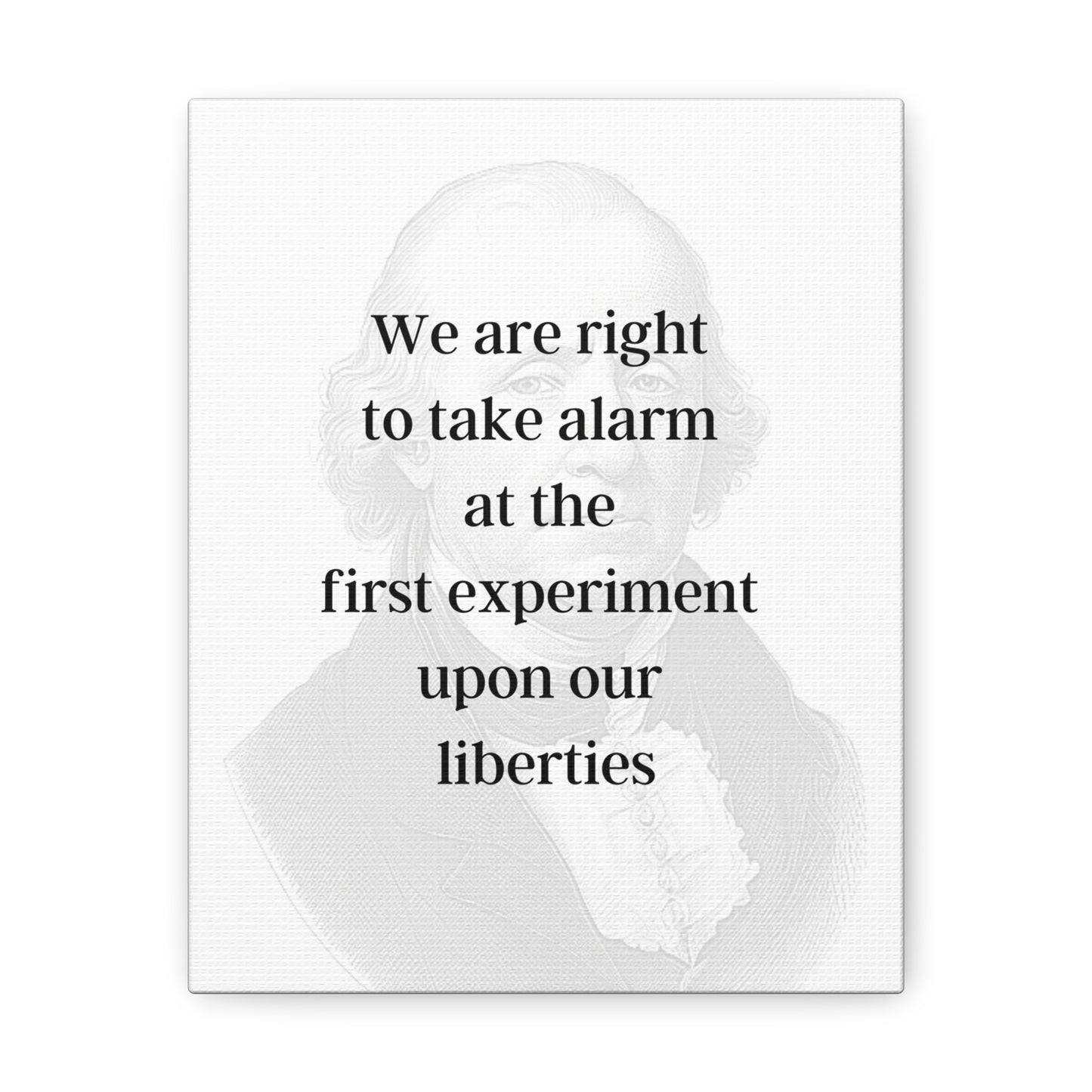 James Madison Quote 4, Canvas Art, Light Print, 4th President of the United States, American Patriots, AI Art, Political Art, Canvas Prints, Presidential Portraits, Presidential Quotes, Inspirational Quotes