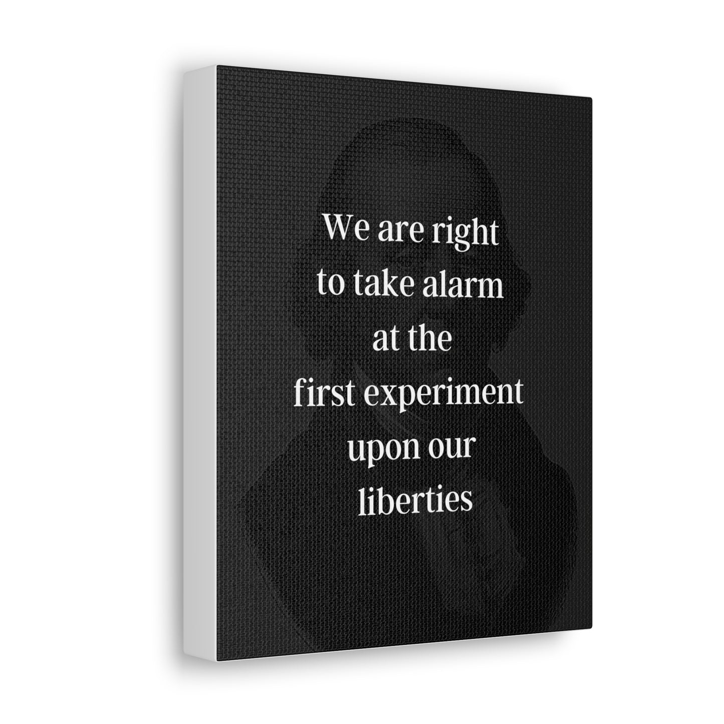 James Madison Quote 4, Canvas Art, Dark Print, 4th President of the United States, American Patriots, AI Art, Political Art, Canvas Prints, Presidential Portraits, Presidential Quotes, Inspirational Quotes