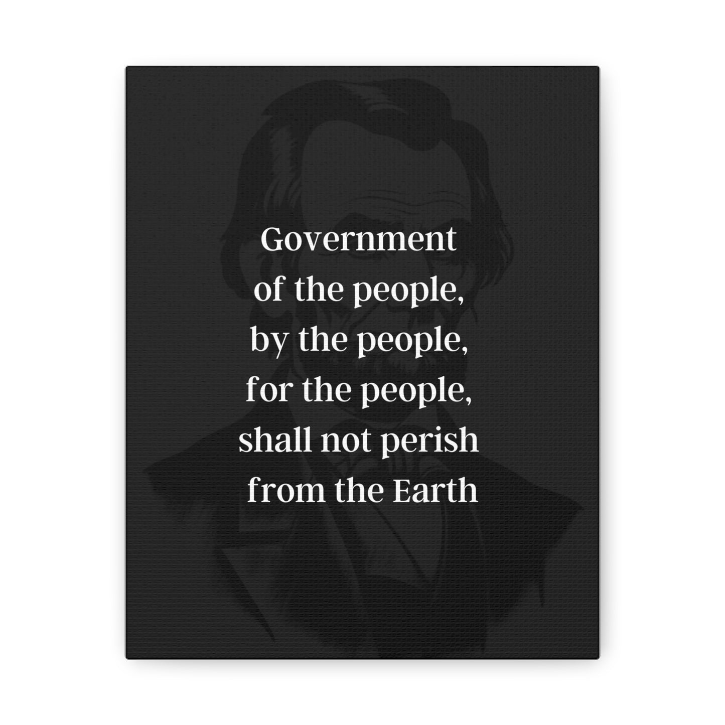 Abraham Lincoln Quote 4, Canvas Art, Dark Print, 16th President of the United States, American Patriots, AI Art, Political Art, Canvas Prints, Presidential Portraits, Presidential Quotes, Inspirational Quotes