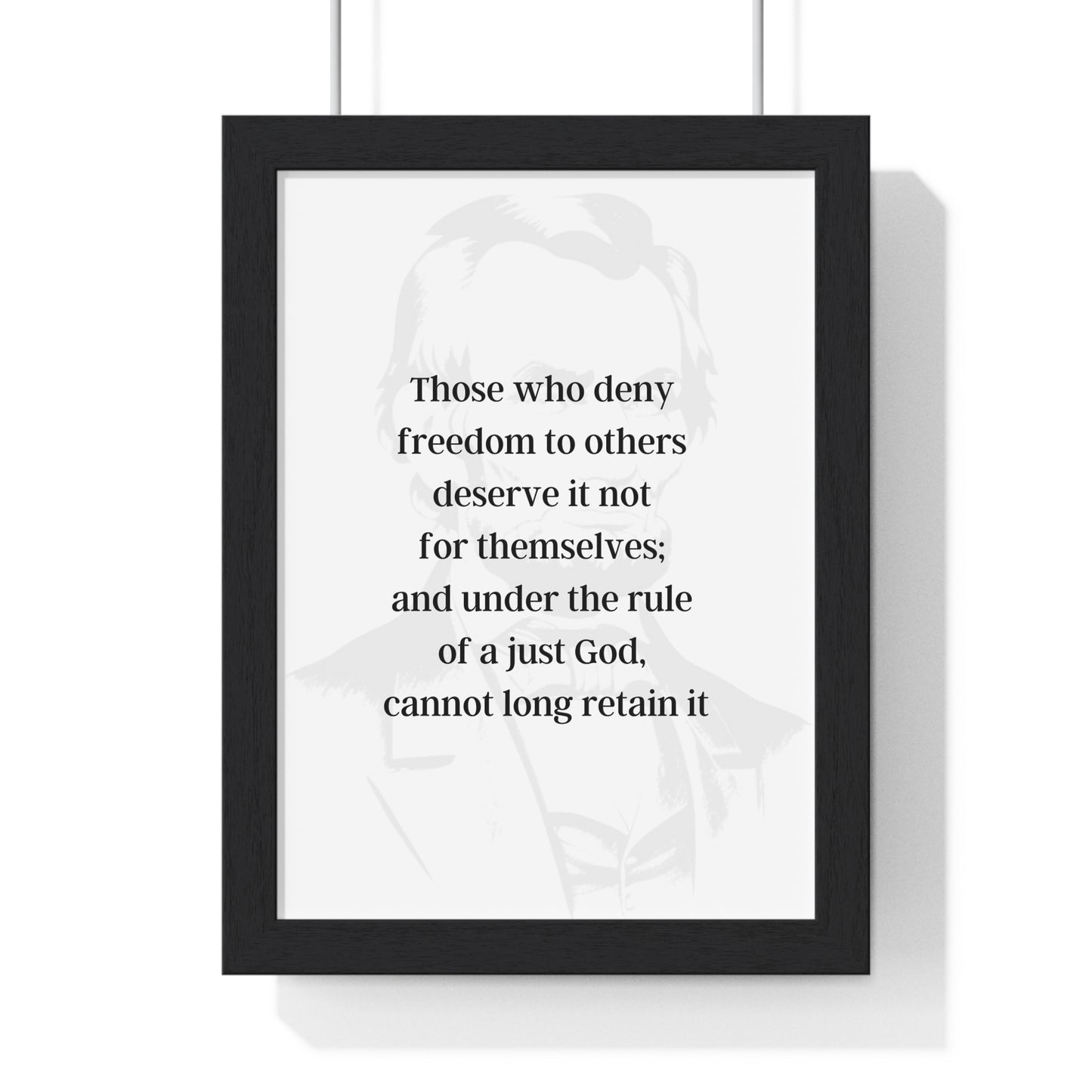 Abraham Lincoln Quote 8, Poster Art, Light Print with Dark Lettering, 16th President of the United States, American Patriots, AI Art, Political Art, Poster Prints, Presidential Portraits, Presidential Quotes, Inspirational Quotes