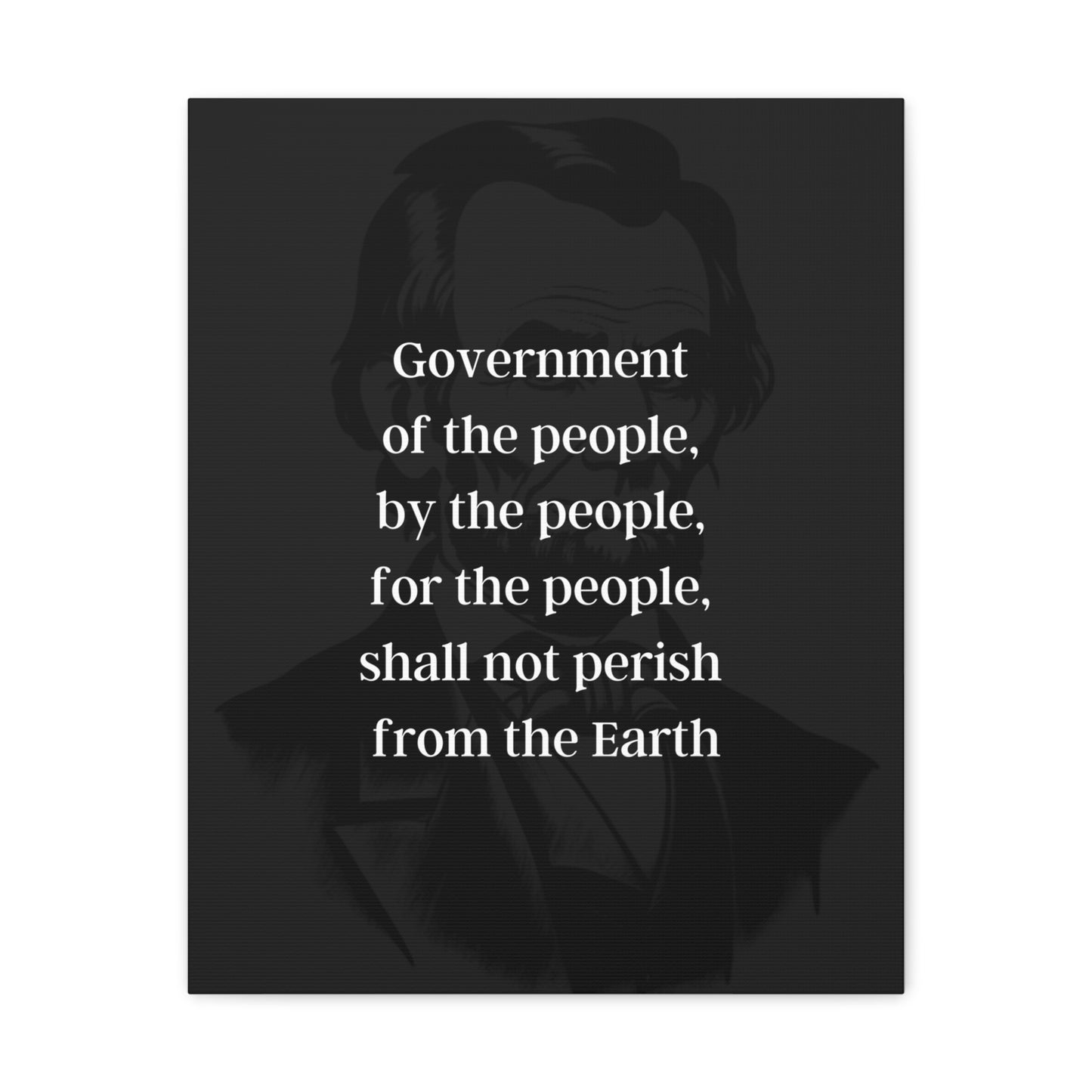 Abraham Lincoln Quote 4, Canvas Art, Dark Print, 16th President of the United States, American Patriots, AI Art, Political Art, Canvas Prints, Presidential Portraits, Presidential Quotes, Inspirational Quotes