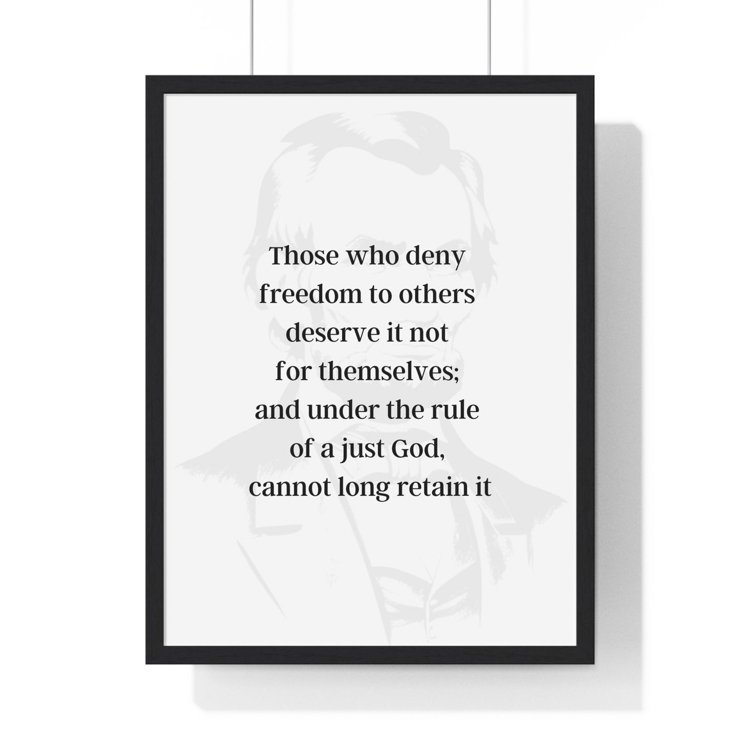 Abraham Lincoln Quote 8, Poster Art, Light Print with Dark Lettering, 16th President of the United States, American Patriots, AI Art, Political Art, Poster Prints, Presidential Portraits, Presidential Quotes, Inspirational Quotes