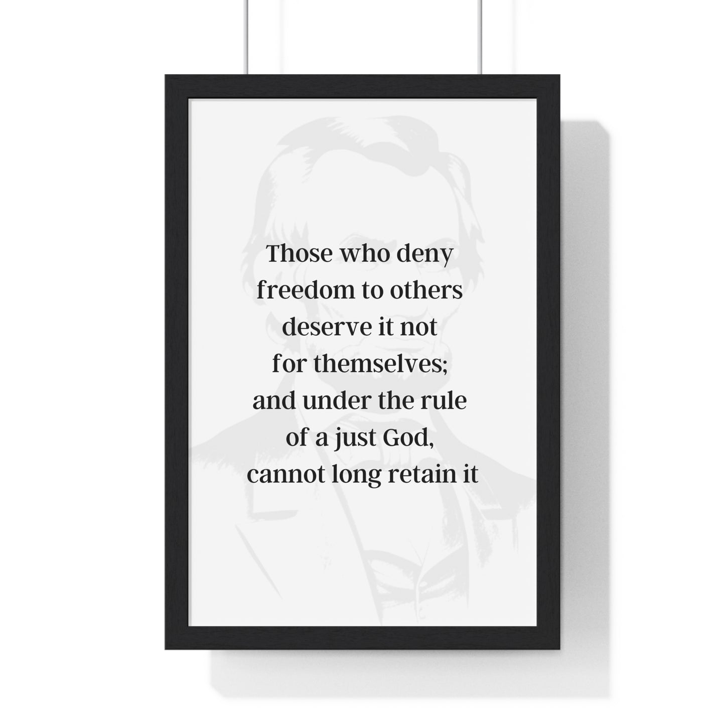 Abraham Lincoln Quote 8, Poster Art, Light Print with Dark Lettering, 16th President of the United States, American Patriots, AI Art, Political Art, Poster Prints, Presidential Portraits, Presidential Quotes, Inspirational Quotes