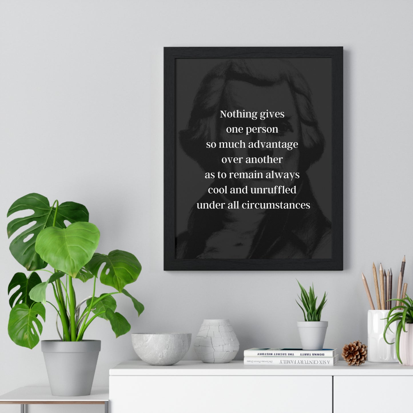 Thomas Jefferson Quote 3, Poster Art, Dark Print, 3rd President of the United States, American Patriots, AI Art, Political Art, Poster Prints, Presidential Portraits, Presidential Quotes, Inspirational Quotes