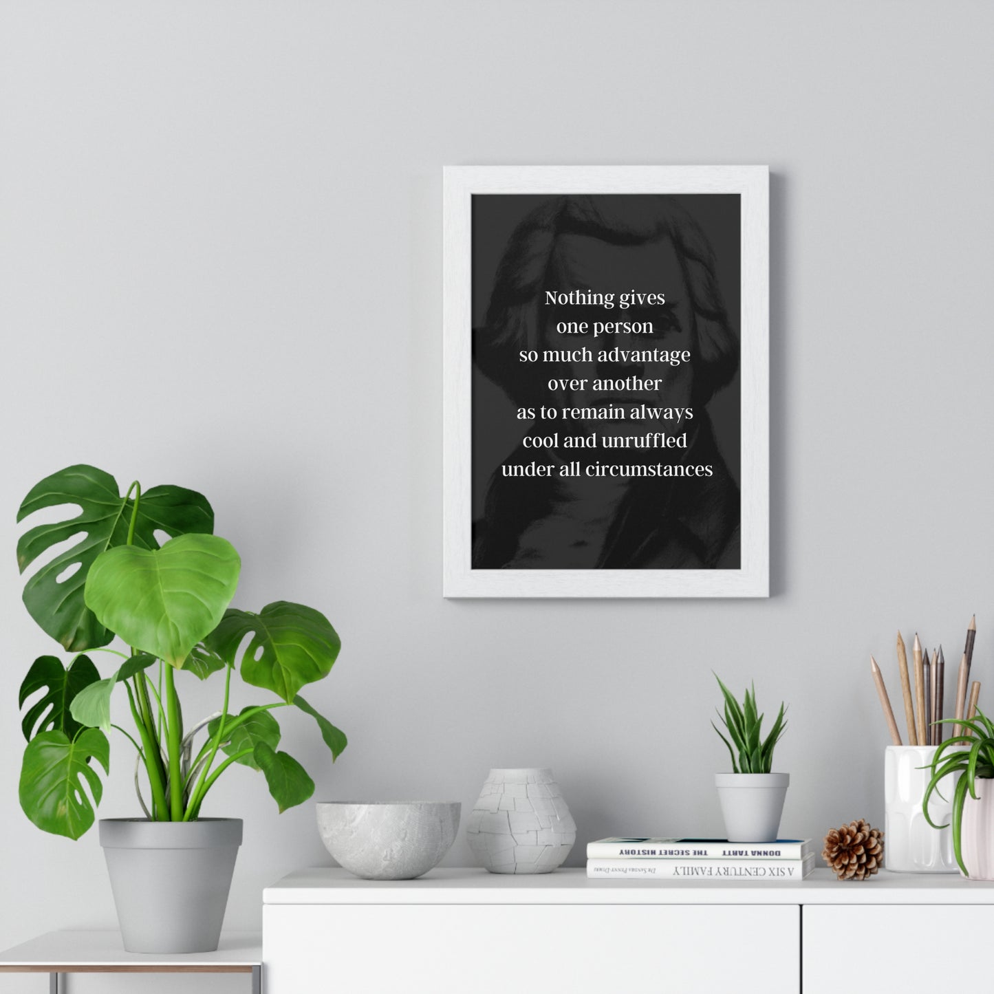 Thomas Jefferson Quote 3, Poster Art, Dark Print, 3rd President of the United States, American Patriots, AI Art, Political Art, Poster Prints, Presidential Portraits, Presidential Quotes, Inspirational Quotes