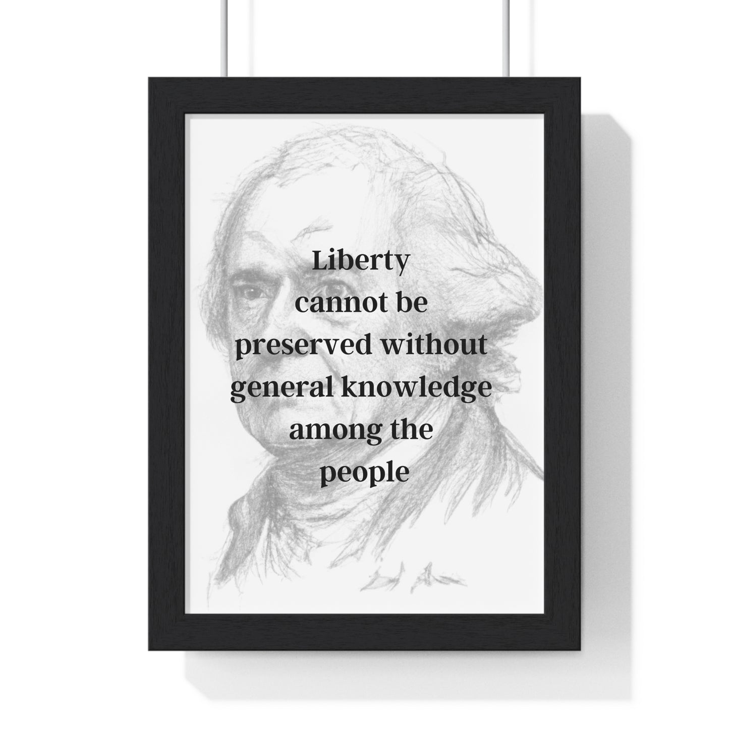 John Adams Quote 1, Poster Art, Light Print, 2nd President of the United States, American Patriots, AI Art, Political Art, Poster Prints, Presidential Portraits Presidential Quotes, Inspirational Quotes